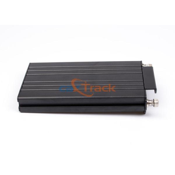 Black 4 ch Car Mobile DVR With 3G Sim Card , Wireless Network DVR