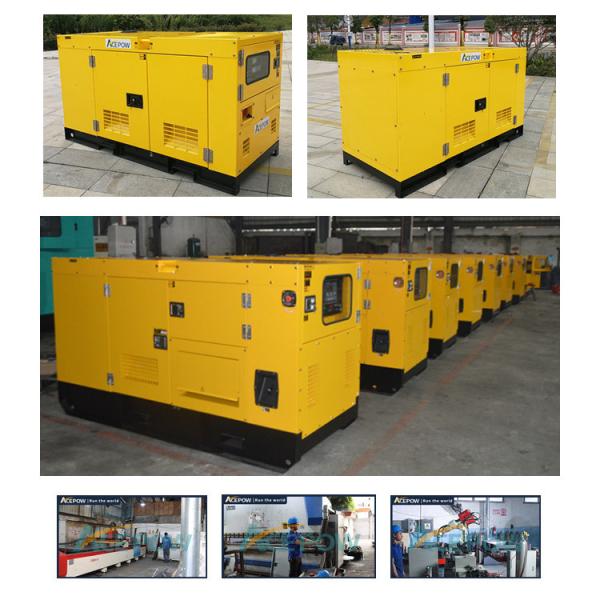 Four Stroke 30KVA 24KW Canopy Diesel Generator