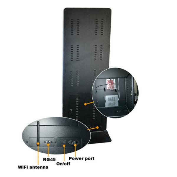 High Brightness Android Multi Touch Digital Signage 55" Ultra Thin For Indoor