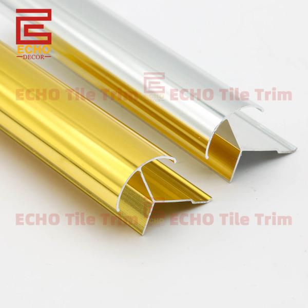 Flexible Matte Black Aluminium Edge Tile Trim Tile Border Strips