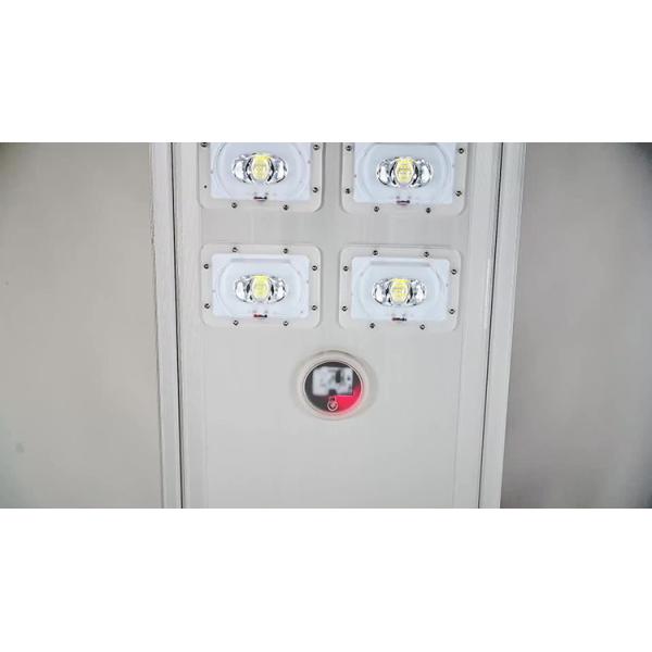 1000W Integrated Solar Street Light Remote Motion IP65 Sensor With Lithium Battery Pole