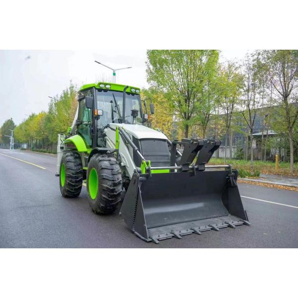 Hydrostatic Transmission AM30-25 Backhoe Loader Front Loader Backhoe with Air Cooling