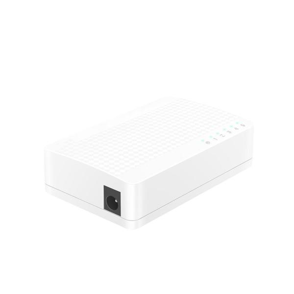 Customized Industrial 5 Port Network Switch 10/100 Mbps Fast Ethernet RJ45 Hub with Private Mold and Stackable Function