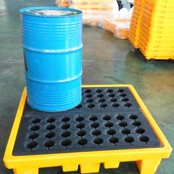 2 4 Drum Plastic Spill Containment Pallet Polyethylene Plastic Bunded Pallets