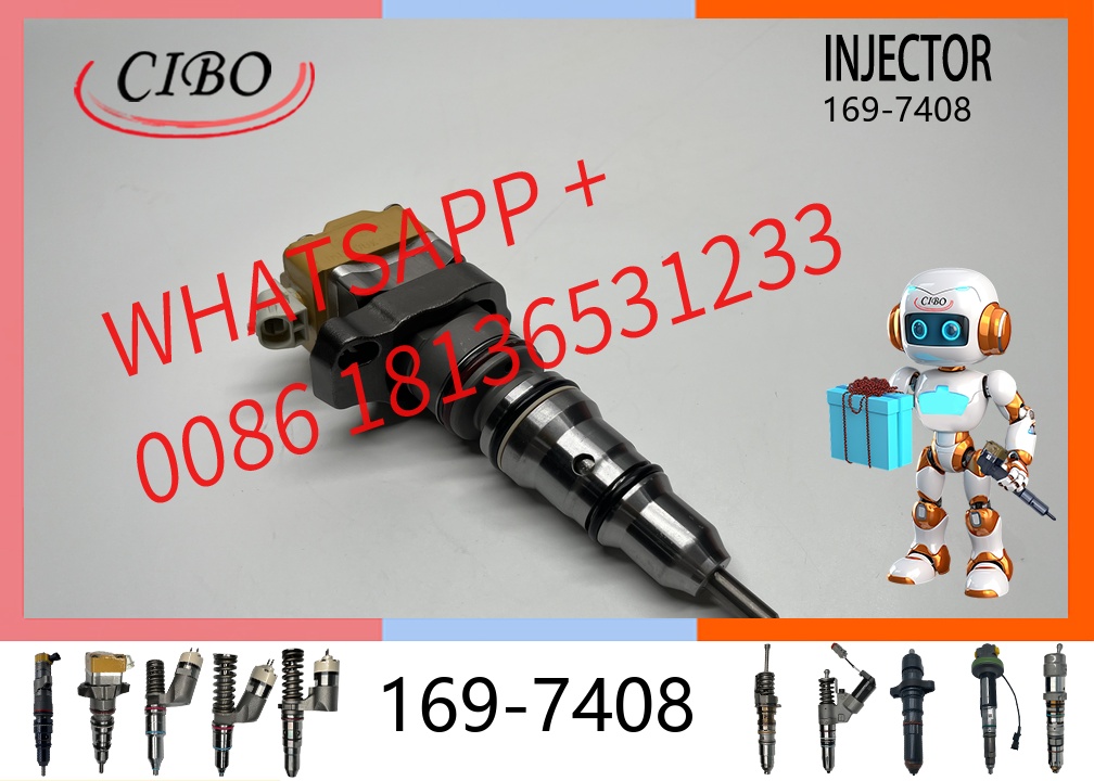 original 169-7408 Common Rail Fuel Injector for 3126 3126B 3126E Excavator Diesel Engine Replacement for OEM 222-5967 0R-9349 171-9710 173-9380