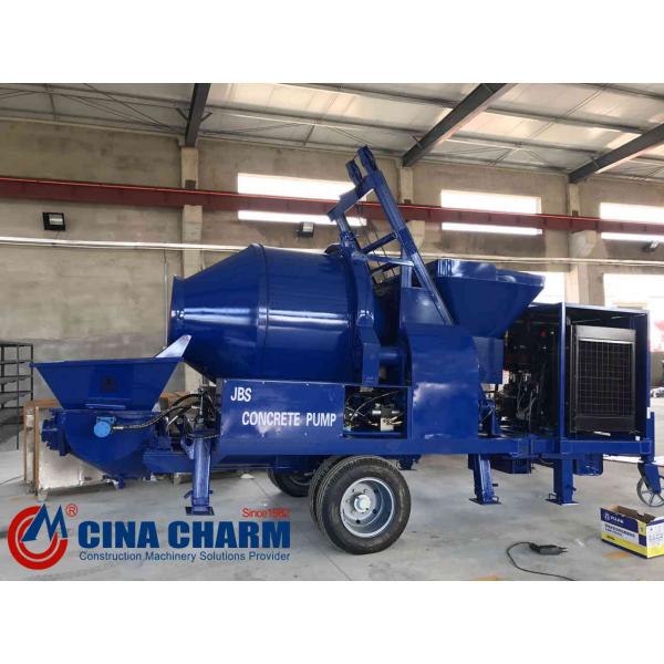 JBS30 30m3/H Mini Small Concrete Mixer With Pump