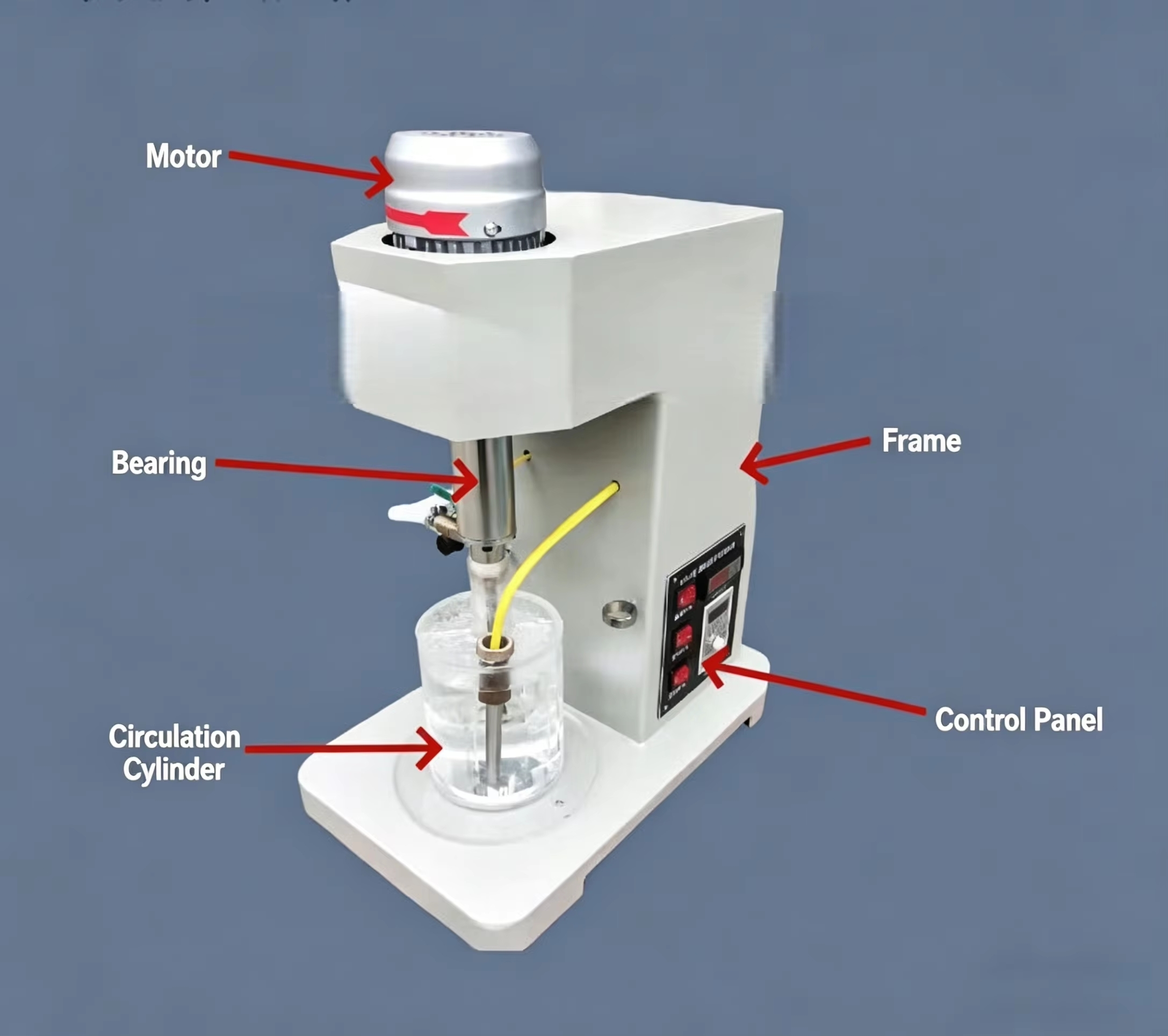 XJT-II Laboratory Leaching Agitator with Variable Speed Control, External Aeration System, and Temperature Monitoring