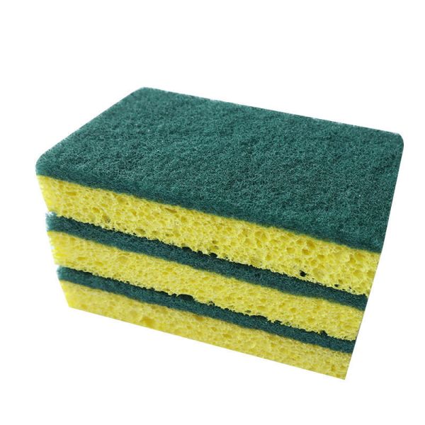 Customizable Eco Friendly Kitchen Sponge Scourer 100 Percent Biodegradable Materials Powerful Effective Cleaning