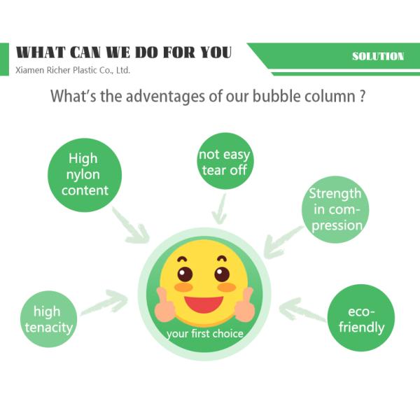 Free Sample protection Durable Transport Shipping Plastic Poly Mailer Bubble air Column Bag