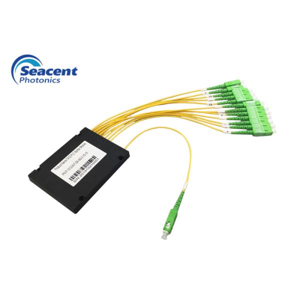 1x12 ABS PLC Splitter Module For Passive Optical Networks Wired TV Internet