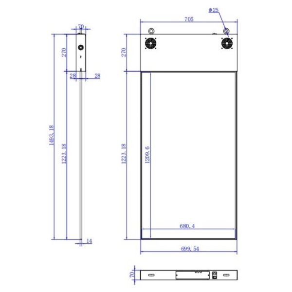 5 Inch Flexible Double-Sided Hanging Transparent OLED Display For Advanced Indoor Visual Experience