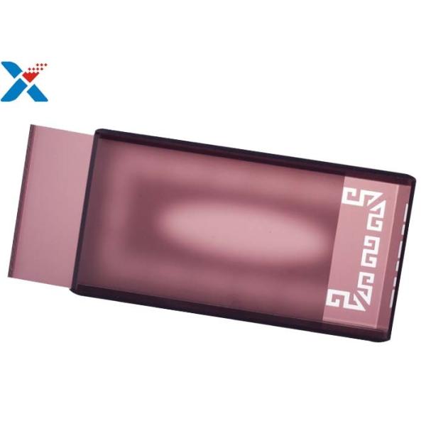 High Hardness Acrylic Packaging Box / Hotel Tissue Box ROHS Certified