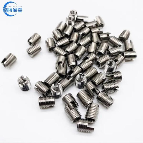 Left Rotation Type 302 Self Tapping Thread Inserts Slotted and Small Outside Diameter