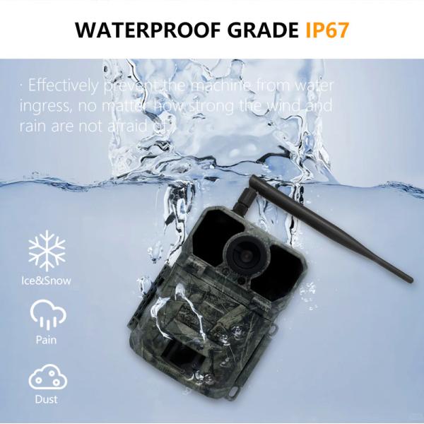 CMOS Sensor 4G Trail Camera Dust Proof 30MP Waterproof Cellular Trail Camera