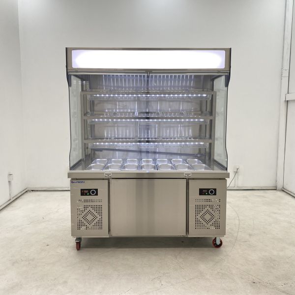 Hotpot Commercial Showcase Refrigerator Multi Deck Display Chiller