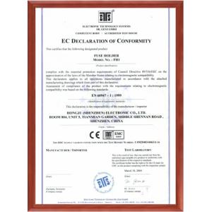Shenzhen Hongju Electronics Co.,Ltd. Certifications