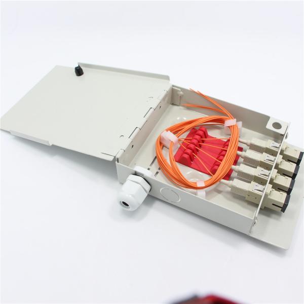 Metal Shell Grey Fiber Optic Termination Box