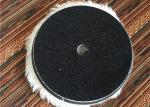 Wool 6 Inch Hook And Loop Polishing Pads , Sheepskin Buffing Pads For Car