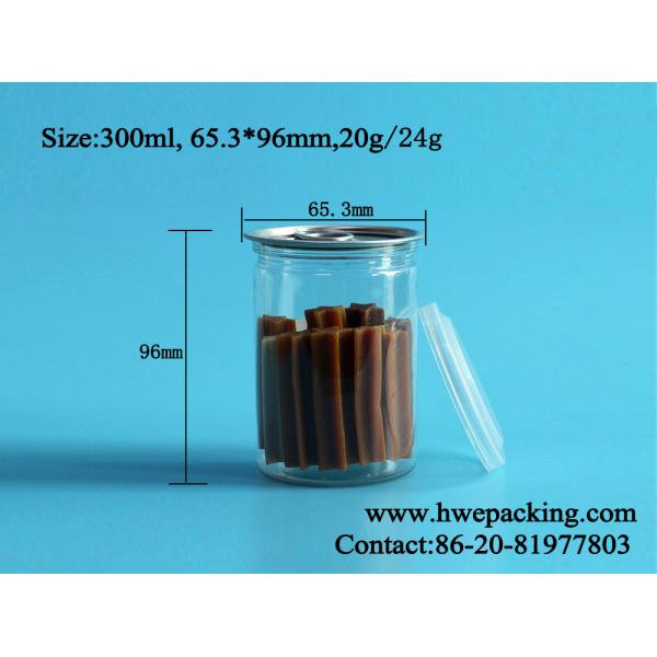 Airtight 211# 300ml Plastic PET Cans Diameter 65.3mm