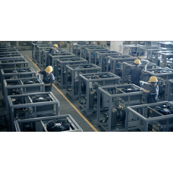 Construction Works 60HP Two Stages Solid Material Structure Compact Air Compressors