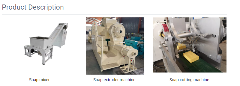 Automatic Soap Bar Making Machine Production Line Laundry Soap Making Machine Soap bar Extruder Machine