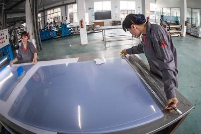 JINCAI pvc poly material rigid vinyl 400 micron waterproof clear transparent uv resistant plastic sheets