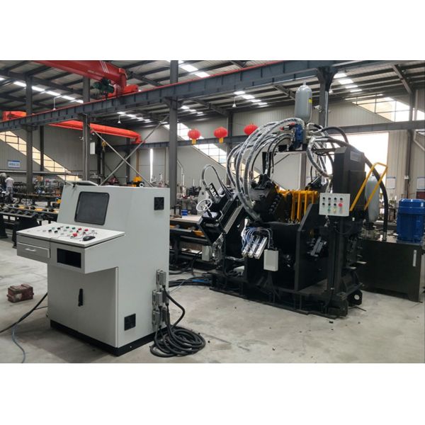 2 Punches Per Side Durable CNC Angle Line Machine 630Kn Punching And Marking Force
