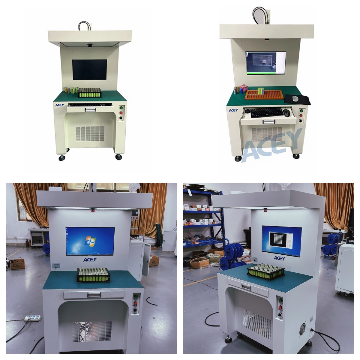 Automatic CCD Vision Inspection Machine for Cylindrical Battery Polarity Detection