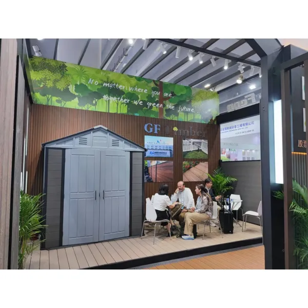 Wind Resistant Class 8 Light Transparent Roof Eco-Friendly Easy to Assemble Outdoor WPC Panel Garden Tool House