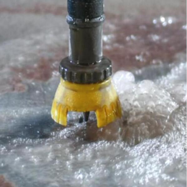 CNC waterjet cutting Abrasive medium Garnet sand mesh 80
