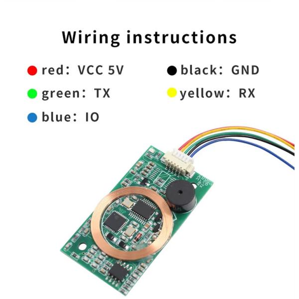 125khz and 13.56mhz Dual Frequency Communication Module M1 S50 Wiegand UART Interface RFID Smart Card Reader Module