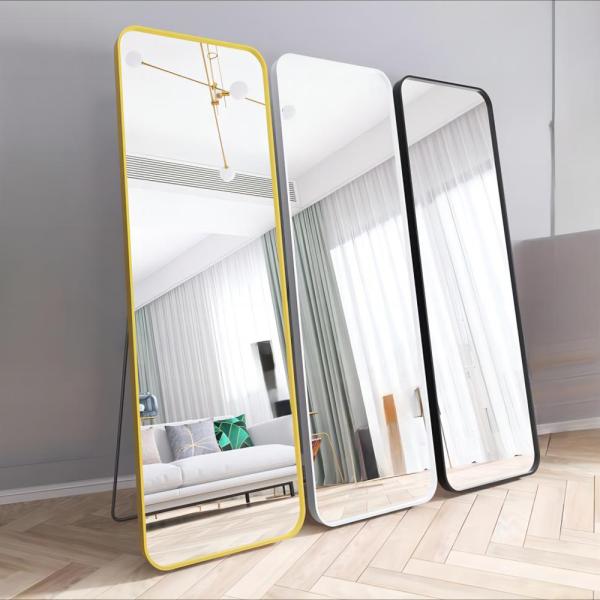 Personalized Large Length Mirrors for Wall Decor in Luxury Dance Studio