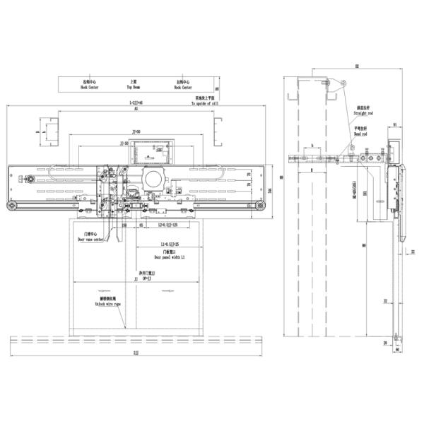 Elevator Electric Door Opener With Permanent Magnet Synchronous Motor