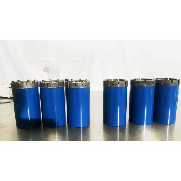 T6-101 Diamond Core Bit with Diamond/PDC Material Standard Crown Profile and Face Discharge Waterways for Mining Exploration