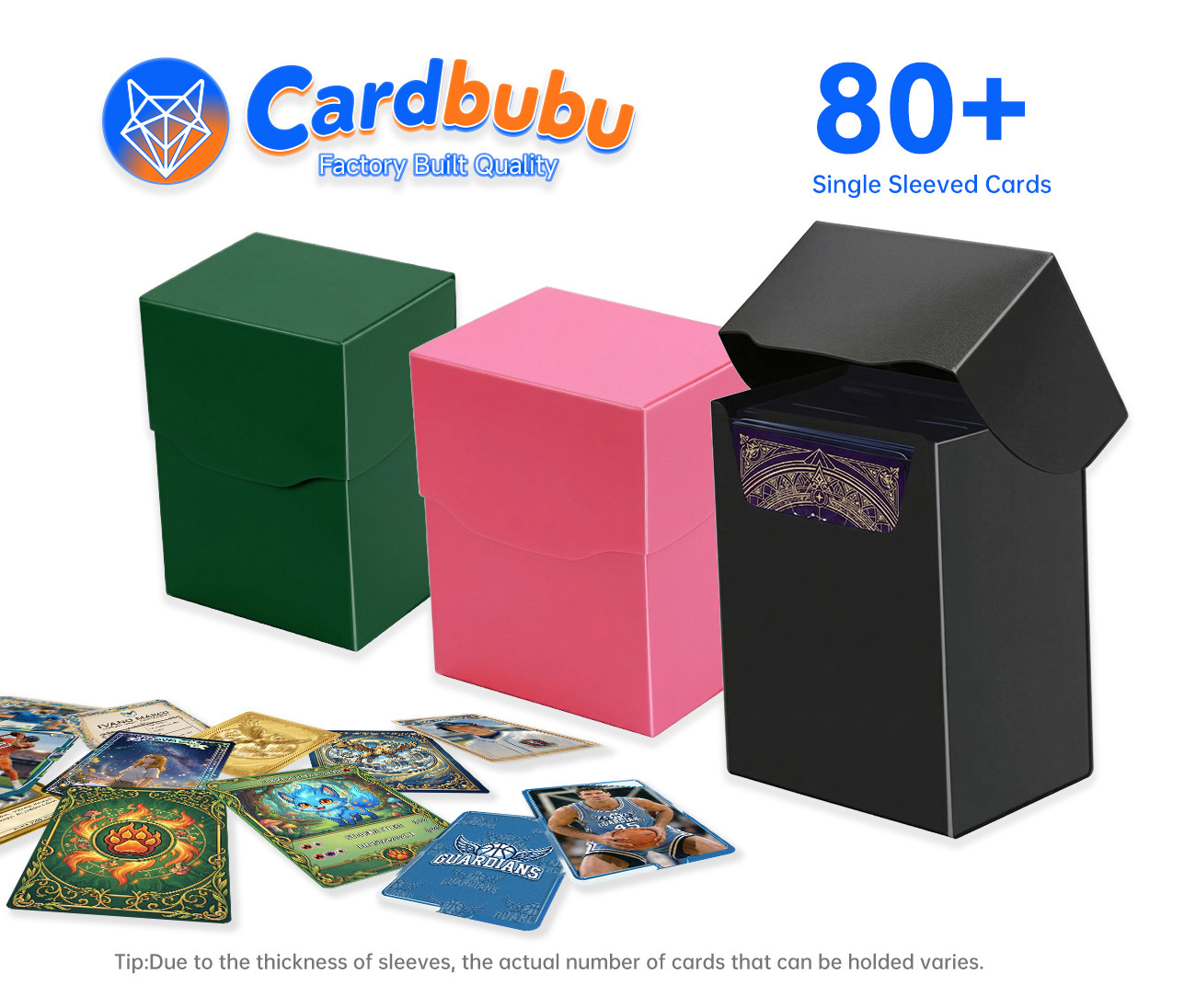 Customizable PP Pokemon Card Storage Box Top Loader Storage Box With Logo