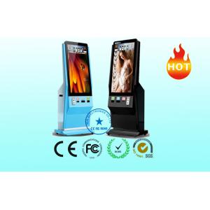 Quality LCD Interactive Touch Screen Kiosk / Standing IR Sensor Kiosk for sale
