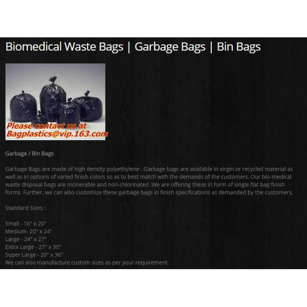Colored Dustbin Bin Liners, Trash Bag Roll, Garbage Bags Use for Small Size Trash Can in Living Room, Bathroom, Kitchen,