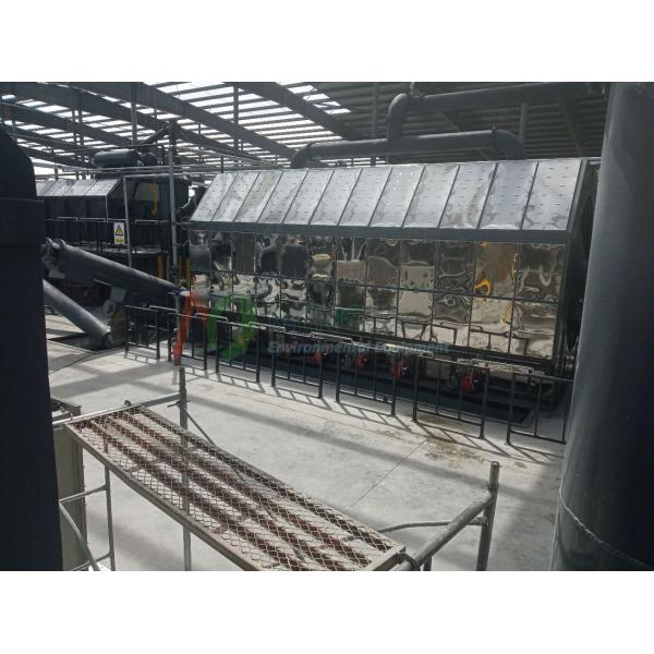 High Productivity Green Tech Automatic Plastic Pyrolysis Tire Recycling Machine To Oi