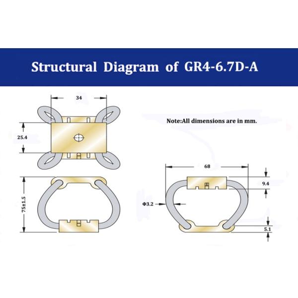 2 Coils Compact Wire Rope Isolators Stainless Steel