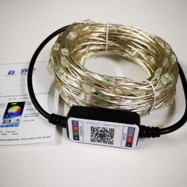 IP65 USB 6lm Solar Decorative Lights Solar Powered String Garden Lights