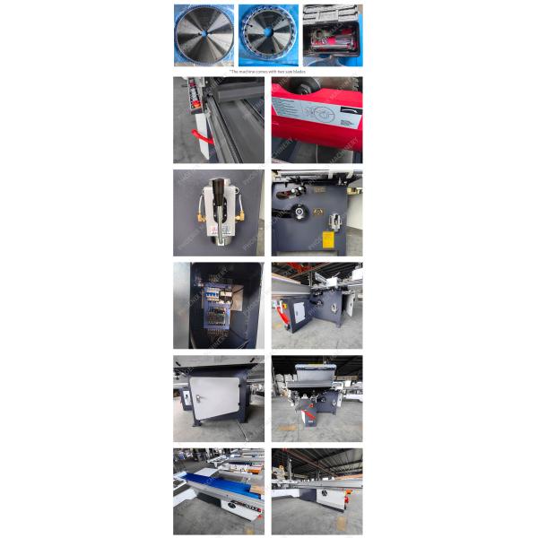 Automatic Horizontal Wood Cutting Multifunction Sliding Table Panel Saw Machine MJ6132