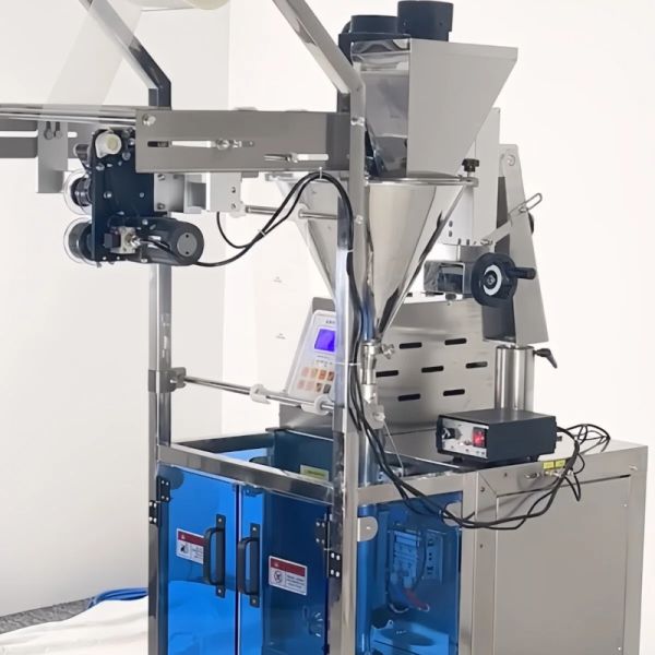 Pneumatic Automatic Powder Packing Machine 1100W Powder Bagging Equipment Screw Feeding