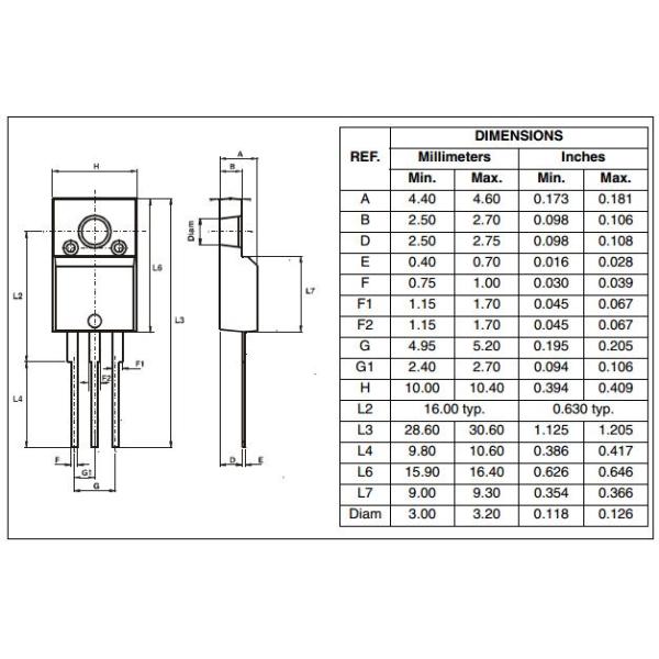 T410-600B-TR Triacs Sensitive Gate Electronics Integrated Circuits Power Mosfet Transistor 4A TRIACS