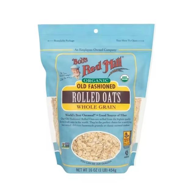 BOPP PET CPP Vacuum Packaging Pouch For Nuts Seed Food Whole Grain Oat