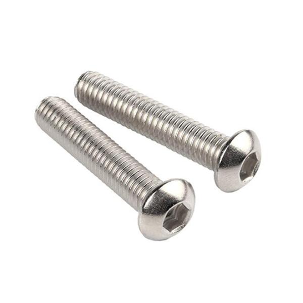 SS304 Stainless Steel Hex Socket Button Head Screw A2-70 Pan Head Socket Bolt