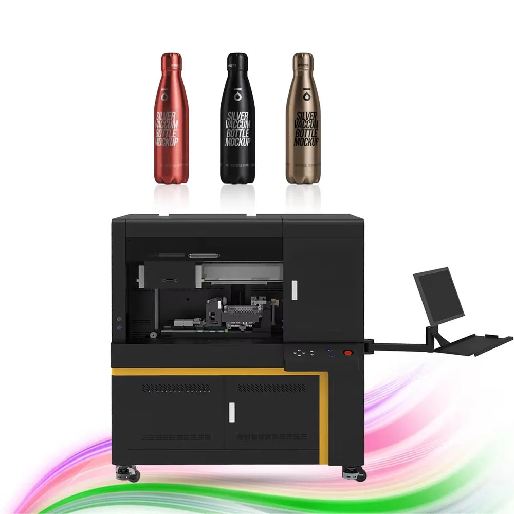 Camera Optional Inkjet Printing Machine 3D Texture Effect LED UV Flatbed Printer