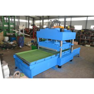 Automatic Customized Vertical Structure Rubber Tile Vulcanizing Press Machine