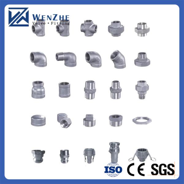 Forged SS201/SS304 Reducing Elbow Tee Cross Union Cap Coupling Thread Pipe Fittings