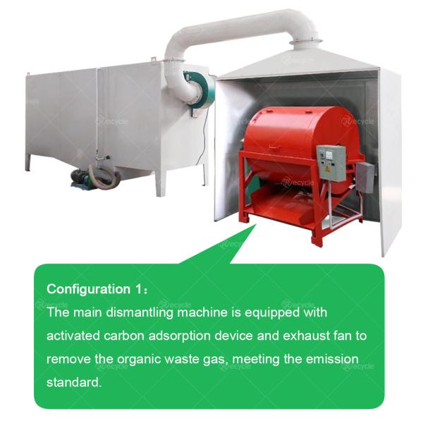 Waste PCB Boards Components Recovery Machine with Environmentally Friendly Advantage
