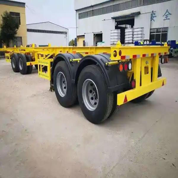 Multi-link Type Container Chassis Skeleton Semi Trailer with and Multi-link Suspension